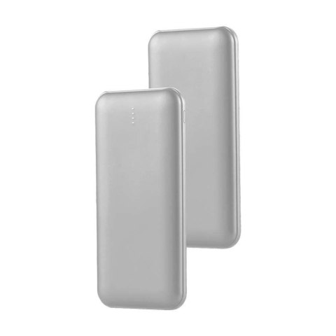 Power bank V-TAC 10000mAh slim type C srebrny VT-3527 2 lata Gwarancji Power bank V-TAC 10000mAh slim type C srebrny VT-3527 2 lata Gwarancji