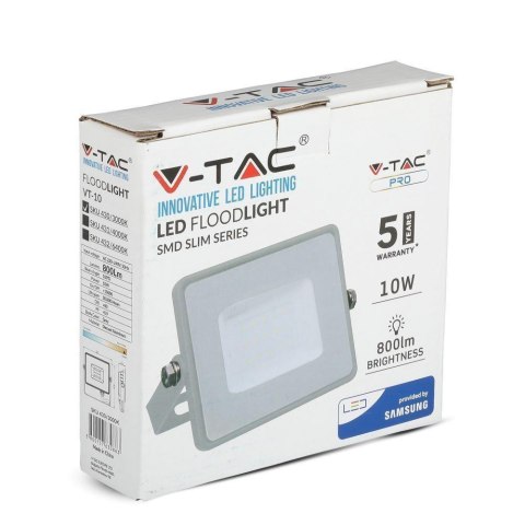 Projektor LED V-TAC 10W SAMSUNG CHIP szary VT-10-G 4000K 800lm 5 lat Gwarancji Projektor LED V-TAC 10W SAMSUNG CHIP szary VT-10-G 4000K 800lm 5 lat Gwarancji