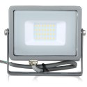 Projektor LED V-TAC 20W SAMSUNG CHIP szary VT-20-G 4000K 1600lm 5 lat Gwarancji