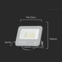 Projektor LED V-TAC 30W 185Lm/W czarny VT-4435 6500K 5550lm 2 lata Gwarancji