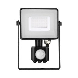 Projektor LED V-TAC 30W SAMSUNG CHIP Czujnik Ruchu Funkcja Cut-OFF Czarny VT-30-S-B 3000K 2400lm 5 Lat Gwarancji