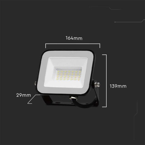 Projektor LED V-TAC 30W SAMSUNG CHIP PRO-S czarny VT-44030 6500K 2505lm 5 lat Gwarancji Projektor LED V-TAC 30W SAMSUNG CHIP PRO-S czarny VT-44030 6500K 2505lm 5 lat Gwarancji
