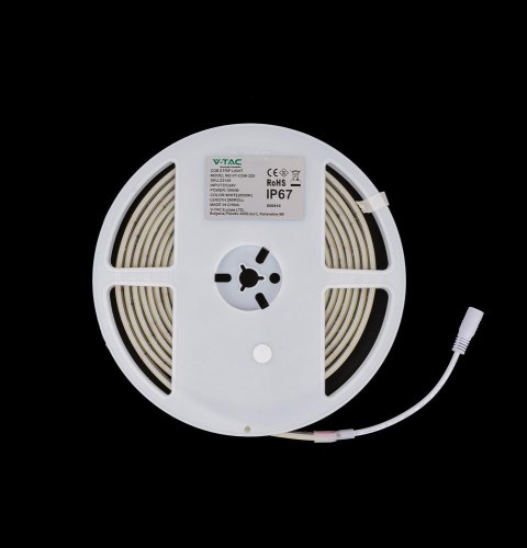 Taśma LED V-TAC Bezpunktowa COB 320LED 24V IP67 10W/m VT-COB 320 6500K 900lm Taśma LED V-TAC Bezpunktowa COB 320LED 24V IP67 10W/m VT-COB 320 6500K 900lm
