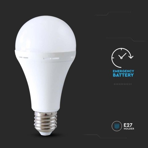 Żarówka awaryjna LED V-TAC 12W A80 E27 3-4,5h VT-51012 4000K 960lm 2 lata Gwarancji Żarówka awaryjna LED V-TAC 12W A80 E27 3-4,5h VT-51012 4000K 960lm 2 lata Gwarancji