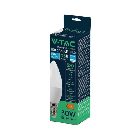 Żarówka LED V-TAC SAMSUNG CHIP 3,7W E14 Świeczka VT-1850 6500K 320lm 5 Lat Gwarancji Żarówka LED V-TAC SAMSUNG CHIP 3,7W E14 Świeczka VT-1850 6500K 320lm 5 Lat Gwarancji