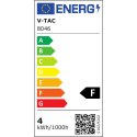 Żarówka LED V-TAC SAMSUNG CHIP 3,7W E27 Kulka G45 VT-1812 4000K 320lm 5 Lat Gwarancji