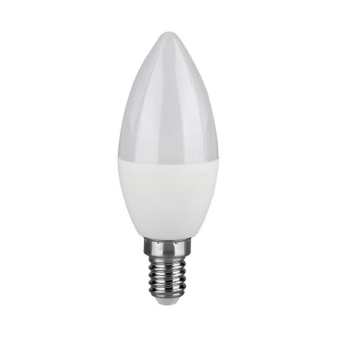 Żarówka LED V-TAC SAMSUNG CHIP 5,5W E14 Świeczka Ściemnialna VT-293D-N 3000K 470lm 5 Lat Gwarancji Żarówka LED V-TAC SAMSUNG CHIP 5,5W E14 Świeczka Ściemnialna VT-293D-N 3000K 470lm 5 Lat Gwarancji