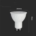 Żarówka LED V-TAC SAMSUNG CHIP 6W GU10 110st VT-247 3000K 445lm 5 Lat Gwarancji