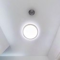 Czujnik Ruchu 360st V-TAC Natynkowy Sufitowy SLIM 24mm Czarny FULL BLACK V-TAC VT-8027