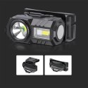 Latarka 3w1 czołowa rowerowa V-TAC 3W SMD ładowanie USB-C IP43 VT-9902 190lm 2 lata Gwarancji