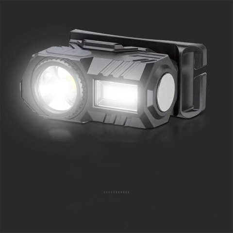 Latarka 3w1 czołowa rowerowa V-TAC 3W SMD ładowanie USB-C IP43 VT-9902 190lm 2 lata Gwarancji Latarka 3w1 czołowa rowerowa V-TAC 3W SMD ładowanie USB-C IP43 VT-9902 190lm 2 lata Gwarancji