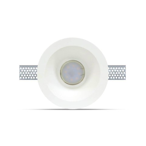 Oczko V-TAC gips GU10 wpuszczane okrągłe fi.132 białe VT-773 2 lata Gwarancji Oczko V-TAC gips GU10 wpuszczane okrągłe fi.132 białe VT-773 2 lata Gwarancji