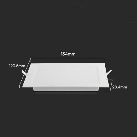 Panel wpuszczany V-TAC 6W LED SAMSUNG CHIP kwadrat 120x120mm VT-61006SQ-S 4000K 660lm Panel wpuszczany V-TAC 6W LED SAMSUNG CHIP kwadrat 120x120mm VT-61006SQ-S 4000K 660lm