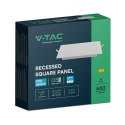 Panel wpuszczany V-TAC 6W LED SAMSUNG CHIP kwadrat 120x120mm VT-61006SQ-S 4000K 660lm