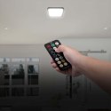 Plafon V-TAC 18W LED kwadrat 30x30cm natynkowy pilot czujnik ruchu IP44 czarny VT-8618S 4000K 1830lm 2 lata Gwarancji