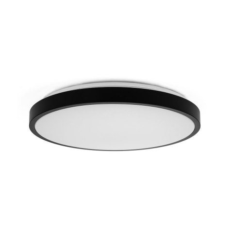 Plafon V-TAC 18W LED Okrągły 25cm Natynkowy IP44 Czarny VT-8618B 3000K 1830lm Plafon V-TAC 18W LED Okrągły 25cm Natynkowy IP44 Czarny VT-8618B 3000K 1830lm