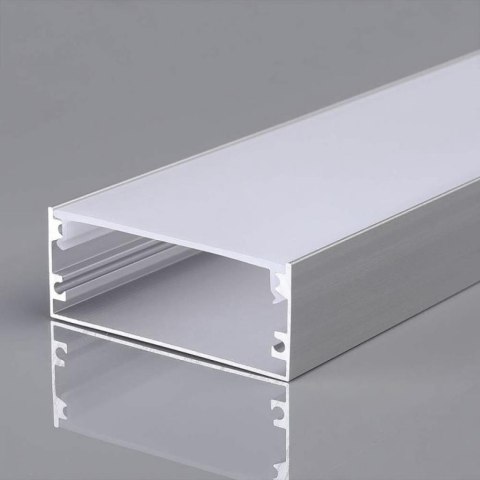 Profil aluminiowy anodowany V-TAC 2mb klosz mleczny 20x50mm VT-8206 2 lata Gwarancji Profil aluminiowy anodowany V-TAC 2mb klosz mleczny 20x50mm VT-8206 2 lata Gwarancji