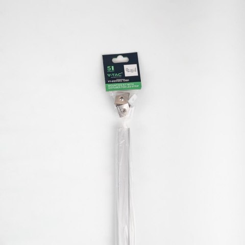 Profil aluminiowy anodowany cienkościenny V-TAC 2mb klosz mleczny VT-8113 2 lata Gwarancji Profil aluminiowy anodowany cienkościenny V-TAC 2mb klosz mleczny VT-8113 2 lata Gwarancji