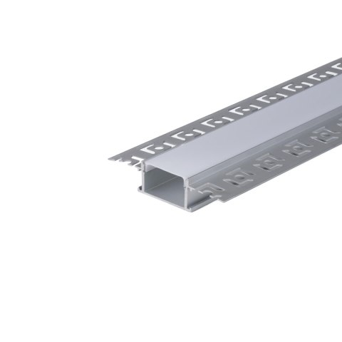 Profil Aluminiowy V-TAC 2mb Anodowany, Klosz Mleczny, Do gipsowania, Na dwie taśmy VT-8101 Profil Aluminiowy V-TAC 2mb Anodowany, Klosz Mleczny, Do gipsowania, Na dwie taśmy VT-8101