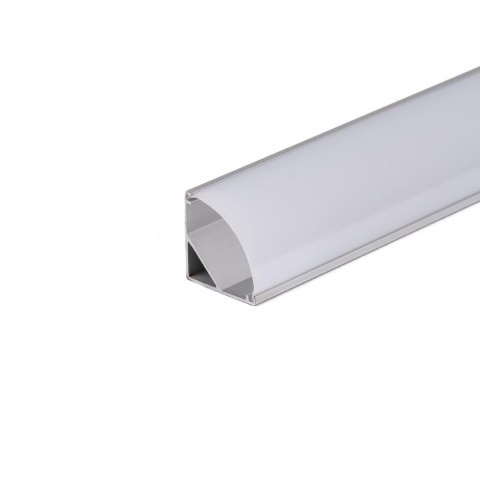 Profil Aluminiowy V-TAC 2mb Anodowany, Klosz Mleczny, Kątowy, Cienkościenny VT-8109 Profil Aluminiowy V-TAC 2mb Anodowany, Klosz Mleczny, Kątowy, Cienkościenny VT-8109