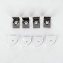 Profil aluminiowy anodowany kątowy V-TAC 2mb klosz mleczny VT-8114 2 lata Gwarancji