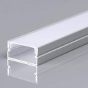 Profil aluminiowy anodowany na dwie taśmy 185mm V-TAC 2mb klosz mleczny VT-8202 2 lata Gwarancji