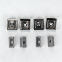 Profil aluminiowy anodowany na dwie taśmy 185mm V-TAC 2mb klosz mleczny VT-8202 2 lata Gwarancji