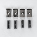 Profil aluminiowy anodowany na dwie taśmy 27x10mm V-TAC 2mb klosz mleczny VT-8204 2 lata Gwarancji
