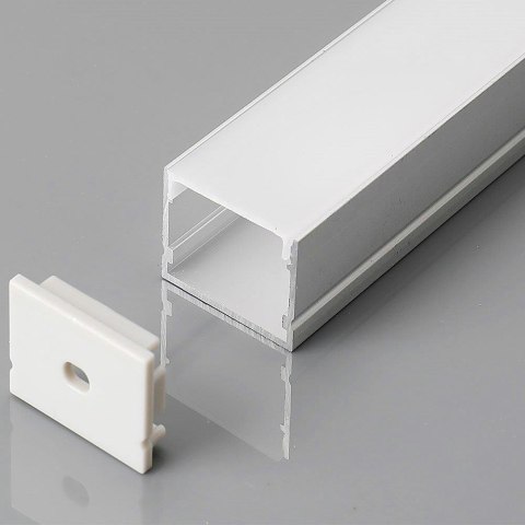 Profil aluminiowy anodowany na dwie taśmy V-TAC 2mb klosz mleczny VT-8118 5 lat Gwarancji Profil aluminiowy anodowany na dwie taśmy V-TAC 2mb klosz mleczny VT-8118 5 lat Gwarancji