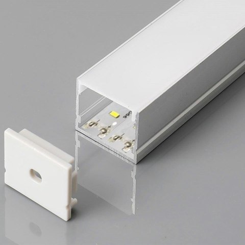 Profil aluminiowy anodowany na dwie taśmy V-TAC 2mb klosz mleczny VT-8118 5 lat Gwarancji Profil aluminiowy anodowany na dwie taśmy V-TAC 2mb klosz mleczny VT-8118 5 lat Gwarancji
