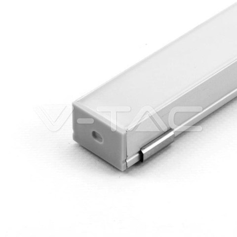 Profil aluminiowy anodowany na dwie taśmy V-TAC 2mb klosz mleczny VT-8118 5 lat Gwarancji Profil aluminiowy anodowany na dwie taśmy V-TAC 2mb klosz mleczny VT-8118 5 lat Gwarancji