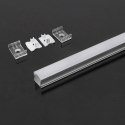 Profil aluminiowy anodowany V-TAC 2mb klosz mleczny VT-8110 2 lata Gwarancji