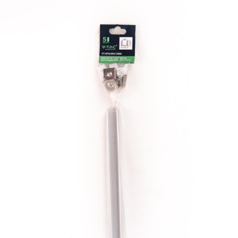 Profil Aluminiowy V-TAC 2mb Anodowany, Klosz Mleczny VT-8116 Profil Aluminiowy V-TAC 2mb Anodowany, Klosz Mleczny VT-8116