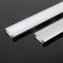 Profil aluminiowy anodowany wpuszczany cienkościenny V-TAC 2mb klosz mleczny VT-8106 2 lata Gwarancji