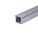 Profil aluminiowy anodowany wpuszczany na dwie taśmy V-TAC 2mb klosz mleczny VT-8119 5 lat Gwarancji