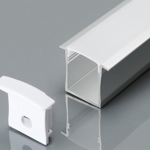 Profil aluminiowy anodowany wpuszczany na dwie taśmy V-TAC 2mb klosz mleczny VT-8119 5 lat Gwarancji Profil aluminiowy anodowany wpuszczany na dwie taśmy V-TAC 2mb klosz mleczny VT-8119 5 lat Gwarancji