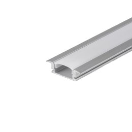 Profil Aluminiowy V-TAC 2mb Anodowany, Klosz Mleczny, Wpuszczany VT-8106