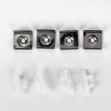 Profil aluminiowy anodowany wpuszczany V-TAC 2mb klosz mleczny VT-8106 2 lata Gwarancji
