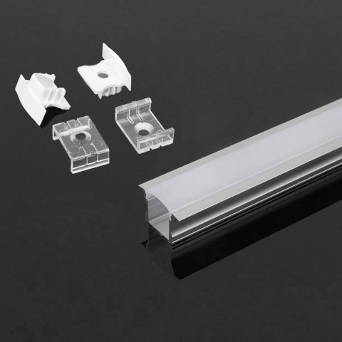 Profil Aluminiowy V-TAC 2mb Anodowany, Klosz Mleczny, Wpuszczany VT-8107 Profil Aluminiowy V-TAC 2mb Anodowany, Klosz Mleczny, Wpuszczany VT-8107