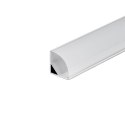 Profil Aluminiowy V-TAC 2mb Biały, Klosz Mleczny, Kątowy VT-8109-W 5 Lat Gwarancji