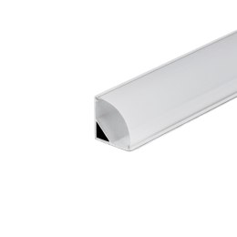 Profil Aluminiowy V-TAC 2mb Biały, Klosz Mleczny, Kątowy VT-8109-W 5 Lat Gwarancji
