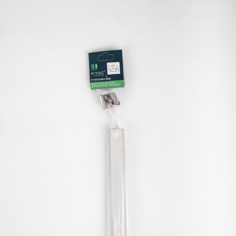 Profil aluminiowy wpuszczany biały V-TAC 2mb klosz mleczny VT-8106-W 5 lat Gwarancji Profil aluminiowy wpuszczany biały V-TAC 2mb klosz mleczny VT-8106-W 5 lat Gwarancji