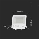 Projektor LED V-TAC 100W 100Lm/W przewód 1mb SAMSUNG CHIP biały VT-44104 6500K 8700lm 5 lat Gwarancji