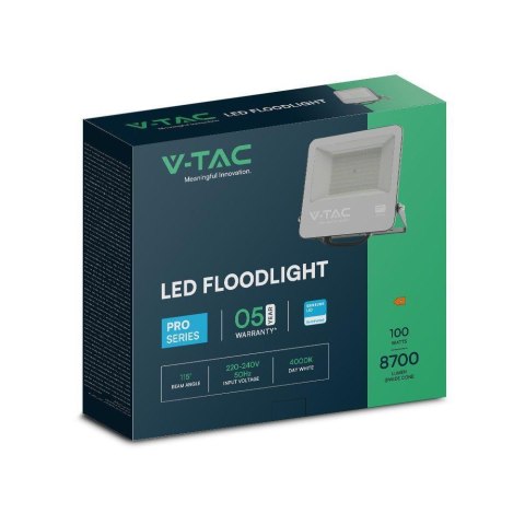 Projektor LED V-TAC 100W 100Lm/W przewód 1mb SAMSUNG CHIP czarny VT-44104 6500K 8700lm 5 lat Gwarancji Projektor LED V-TAC 100W 100Lm/W przewód 1mb SAMSUNG CHIP czarny VT-44104 6500K 8700lm 5 lat Gwarancji