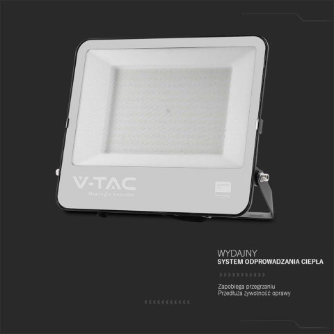 Projektor LED V-TAC 200W 100Lm/W przewód 1mb SAMSUNG CHIP czarny VT-44204 4000K 17540lm 5 lat Gwarancji Projektor LED V-TAC 200W 100Lm/W przewód 1mb SAMSUNG CHIP czarny VT-44204 4000K 17540lm 5 lat Gwarancji