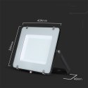 Projektor LED V-TAC 200W SAMSUNG CHIP czarny VT-200 4000K 16500lm 5 lat Gwarancji