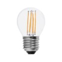 Żarówka LED filament V-TAC 4W kulka G45 E27 3xKlik ściemnialna VT-2704 3000K 400lm 2 lata Gwarancji