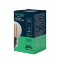 Żarówka LED filament V-TAC 4W kulka G45 E27 3xKlik ściemnialna VT-2704 3000K 400lm 2 lata Gwarancji