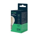 Żarówka LED filament V-TAC 4W kulka P45 E14 3xKlik ściemnialna VT-2604 3000K 400lm 2 lata Gwarancji
