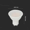 Żarówka LED V-TAC SAMSUNG CHIP GU10 10W 100st VT-271 4000K 1000lm 5 lat Gwarancji